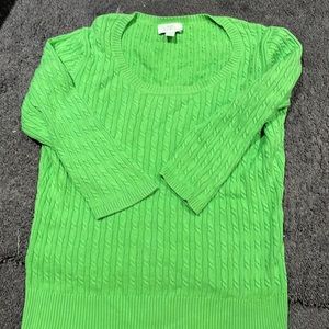 Loft sweater. Large. Green